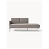 Westwing Collection Chaise longue in velluto Fluente -