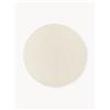 Westwing Collection Tappeto rotondo in lana tessuto a mano Amaro - Beige