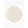 Westwing Collection Tappeto rotondo in lana tessuto a mano Amaro - Beige