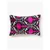 Les Ottomans Copricuscino in velluto di seta con motivo astratto Velvety -