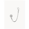 Diamanta Orecchini in oro bianco con zirconia Royal -