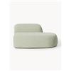 Westwing Collection Chaise lounge in bouclé Wolke -