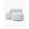 Westwing Collection Modulo angolare in bouclé Wolke - Blu