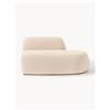 Westwing Collection Chaise lounge in bouclé Wolke -