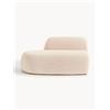 Westwing Collection Chaise lounge in bouclé Wolke -