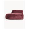 Westwing Collection Chaise longue in teddy bouclé Wolke -