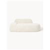 Westwing Collection Divano 2 posti con chaise longue in teddy Wolke -