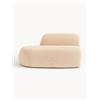 Westwing Collection Chaise lounge in bouclé Wolke -