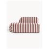 Westwing Collection Modulo chaise longue a righe Wolke -