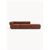 Westwing Collection Poggiapiedi componibile in bouclé Anton -