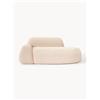 Westwing Collection Divano 2 posti in bouclé con chaise longue Wolke -