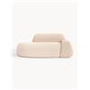 Westwing Collection Divano 2 posti in bouclé con chaise longue Wolke -