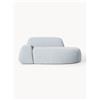 Westwing Collection Divano 2 posti in bouclé con chaise longue Wolke -