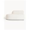 Westwing Collection Chaise longue in teddy bouclé Wolke -