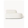 Westwing Collection Chaise longue in teddy bouclé Wolke -