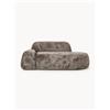 Westwing Collection Divano 2 posti in teddy bouclé con chaise longue Wolke -
