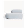 Westwing Collection Chaise lounge in bouclé Wolke -