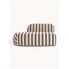 Westwing Collection Modulo chaise longue a righe Wolke -