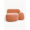 Westwing Collection Modulo angolare chaise longue Wolke - Terracotta