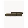 Westwing Collection Poggiapiedi componibile in bouclé Anton -