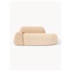 Westwing Collection Divano 2 posti in bouclé con chaise longue Wolke -