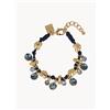 Otazu Bracciale con cristalli Swarovski Classic - Oro, Blu