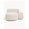 Westwing Collection Modulo angolare chaise longue Wolke - Beige