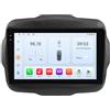 OEM Lettore multimediale per auto, con interfaccia touchscreen, sistema di navigazione, compatibile con Jeep Renegade dal 2016 al 2020, con connettività 4G, modello QS6 (6GB di RAM, 64GB di memoria) - Tipo B