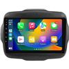 OEM Lettore multimediale per auto, con interfaccia touchscreen, sistema di navigazione, compatibile con Jeep Renegade dal 2016 al 2020, con connettività 4G, modello P2CP (2GB di RAM, 32GB di memoria) - Tipo B