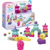 Jelly Blox Goliath - JELLY BLOX - Castello della Principessa 45 Pezzi - Squishy Mattoncini Sensoriali - 2 Principesse + Cavaliere + Cavallo - 100% Senza Bobo - Giochi di Costruzione per Bambini 2+ Anni