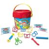 DIDO' - Secchiello Grande Didomio Storie di Pasta, Multicolore, 397800, 12 salsicciotti, formine ed Attrezzi per Modellare