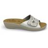 Fly Flot T5G16DE Ciabatta con Plantare in Pelle Donna Bianco 39