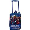 TrAdE Shop Traesio ZAINO TROLLEY ESTENSIBILE 40CM AVENGERS MANICO TELESCOPICO PER SCUOLA ELEMENTARE