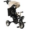 Momi Triciclo pieghevole evolutivo 3 in 1 (89x49cm) IVI Beige ROTR00013