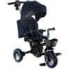 Momi Triciclo pieghevole evolutivo 3 in 1 (89x49cm) IVI Navy Blue ROTR00014
