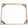 Marchfunny Cornice per pittura su tela, kit fai da te in legno, per stampe artistiche da parete, poster, decorazione per la casa, cornice per esposizione di foto 3 cm di larghezza (40 x 50 cm)