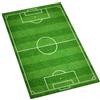 Umllpet Tappeto Campo Calcio Antiscivolo Lavabile 80x120cm, Tappeto da Gioco Morbido Motivo Stadio Sportivo per Stanza, Soggiorno e Decorazione Regalo Sportivo