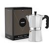 VonShef Moka 9 Tazze, Caffettiera 9 Tazze, Acciaio, 450 ml - per Fornelli Elettrici e a Gas - Caffettiera Moka con Filtro e Guarnizione di Ricambio