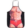 Hztyyier Grembiule da Cucina Divertente 3D, Bikini Sexy Uomo Donna Modello Grembiule Impermeabile per Cucinare Grigliate Cottura Festa Bavaglio Coppie Regali novità(Uomo muscoloso in Bikini)