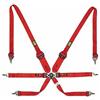 OMP RACING CINTURA 6 punti 2" ENDURANCE ROSSA OMOLOGATA FIA 8853-2016 HANS PULL UP DOWN OMP