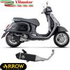 Arrow Scarico Completo Piaggio VespaGTS310 25 Arrow Moto Terminale Urban Nero Approved