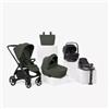 Jane - Janè Trio Keep 2 + navicella Sleep + seggiolino auto Kombibaby e Base (40-87 cm) Botanic