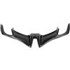 Qiilu Winglet, Qiilu Carenatura Anteriore Aerodinamica Aletta In Fibra Di Carbonio Stile Moto Aletta Copertura Adatta Per R15 V3 2017-2020