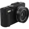 Vroomoto Fotocamera Digitale UHD da 75 MP Fotocamera HD 5K Digitale da 75 MP Zoom Ottico 18X Messa a Fuoco Automatica Schermo Flip 3 Pollici 180 Webcam WiFi Flash per (#1)