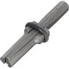 DEEPCRAFF Cuneo per Spaccare Pietre in Ferro Nero, Utensile Manuale per Demolizione Statica di Edifici Urbani, Spaccapietre Pratico e Resistente