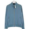 Brooks Brothers Giacca Brooks Brothers Uomo XL Blu Con Zip Tasche Logo Collo Alto Bomber