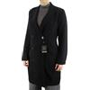 Massimo Dutti 6656 Cappotto Donna Eu 42 Doppio Petto Foderato Bottoni Peak Lapel