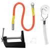 MAGT Macchina per Palline da Ping-Pong, Allenatore di Tennis da Tavolo in PVC Regolabile Fisso a Rimbalzo Ping Pong Training Robot per Allenatore