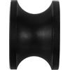 CLISPEED Rullo Guida per Ancoraggio in Nylon Nero Compatto Foro da 13,4mm e Scanalatura da 31mm, Design Salvaspazio per Barche in Condizioni Marine Difficili