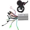 BuyWeek Controller per Bici Elettrica, 36V 250W 350W Acceleratore Monopattino Elettrico con Display LCD E Bike con Pannello con Interruttore del Cambio per Scooter
